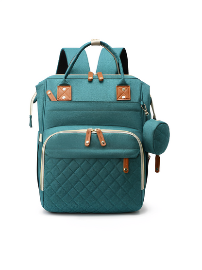 bolso maternidad verde